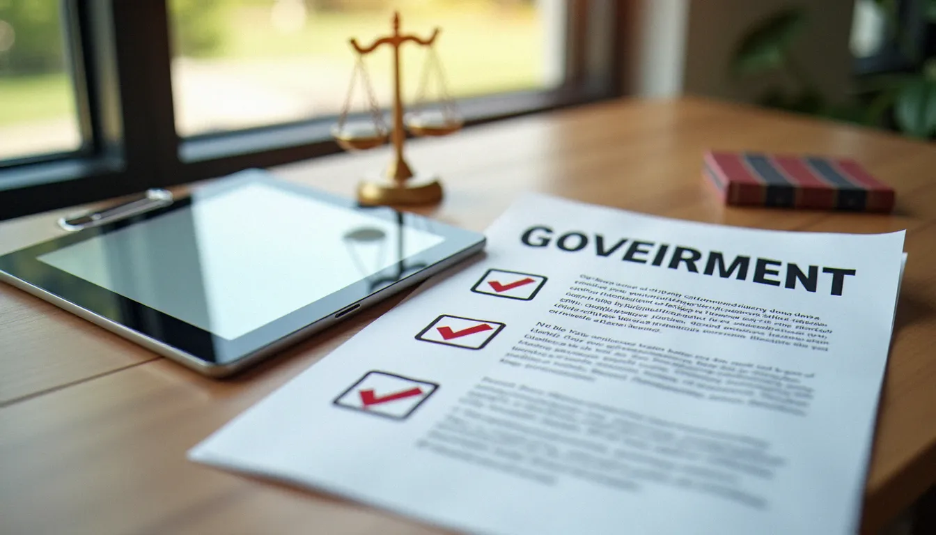 Exclusivement réservé public adulte : tout comprendre Documents juridiques et tablette numérique illustrant le cadre légal encadrant les contenus exclusivement réservés au public adulte