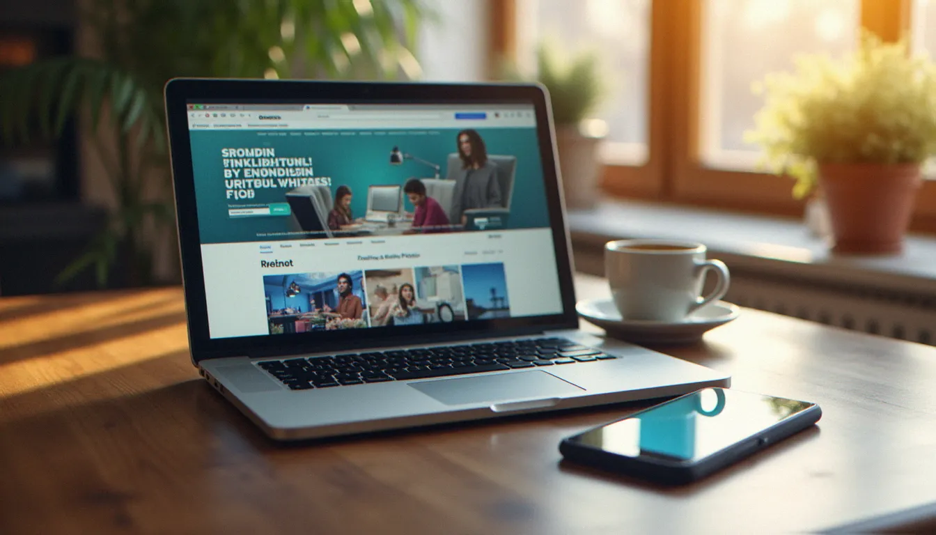 Écran d'ordinateur montrant des interfaces de plateformes de contenu adulte, illustrant la comparaison des plateformes hébergeant la milf française vidéo gratuite